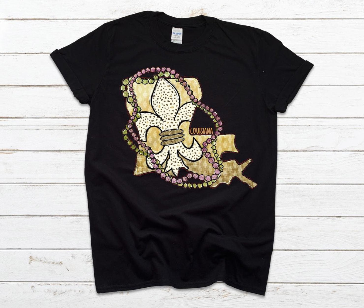 Louisiana Fleur-de-Lis T-Shirt: Southern Pride Comfort Fit
