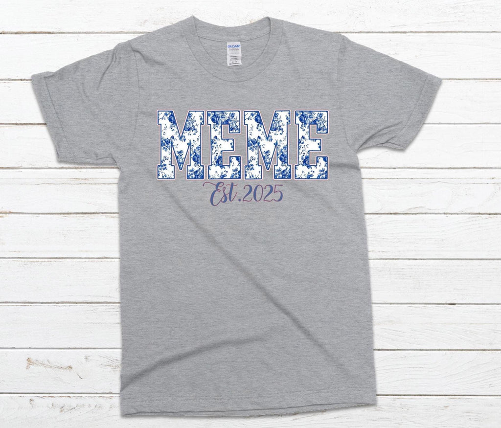 Personalized Grandma T-Shirt: Custom Family Name & Est. Date