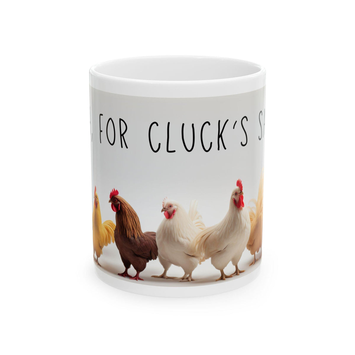 Charming Chicken Mug: Funny Poultry Lover Gift, Rustic Farmhouse Decor
