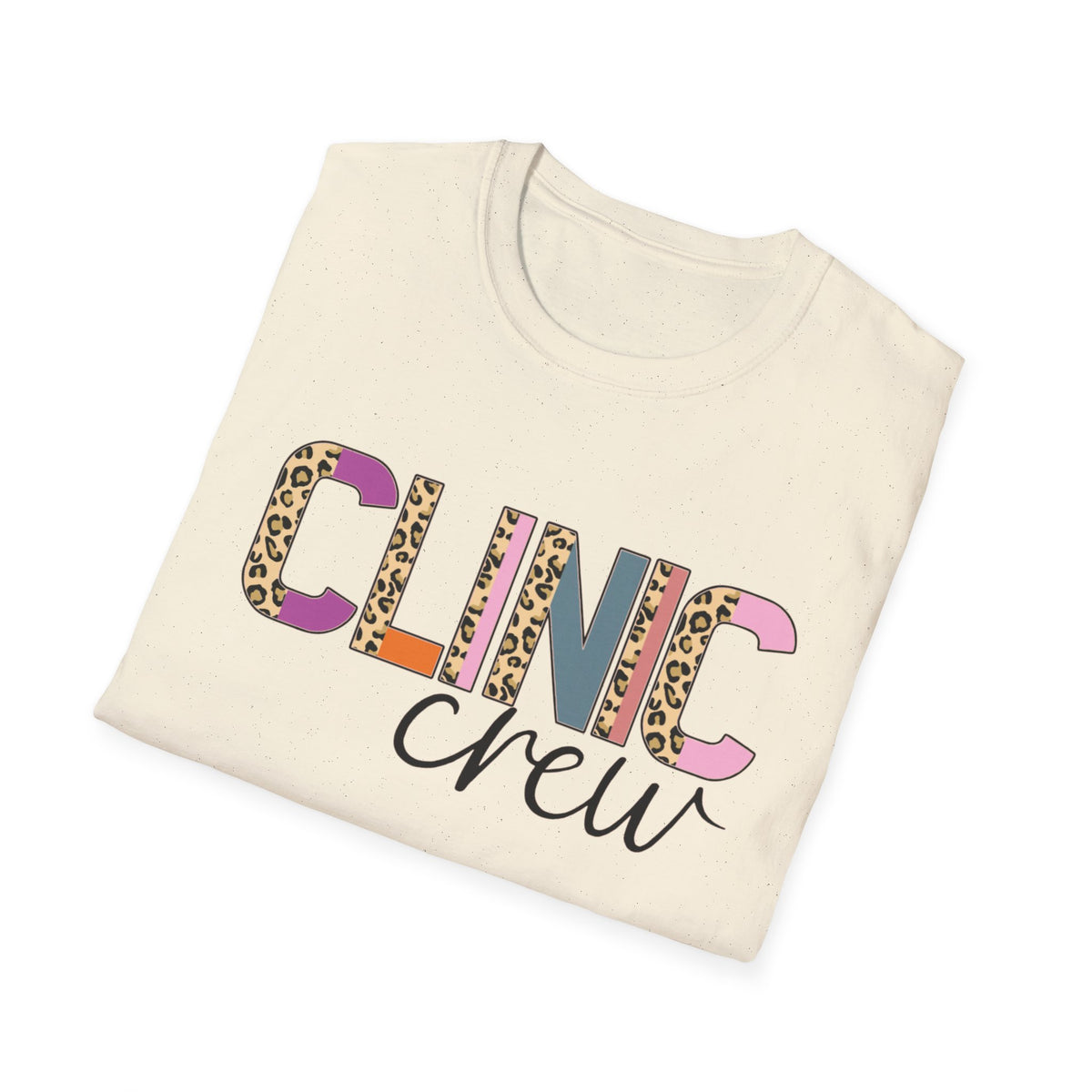 Clinic Crew Unisex T-Shirt - Fun & Stylish Apparel for Medical Personnel, Perfect for Gifts, Office Wear, or Casual Outings