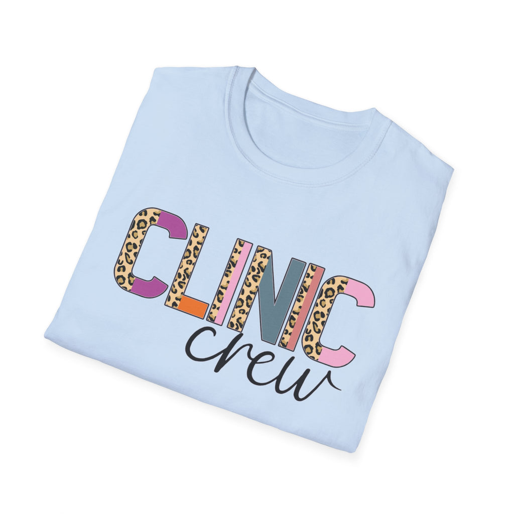 Clinic Crew Unisex T-Shirt - Fun & Stylish Apparel for Medical Personnel, Perfect for Gifts, Office Wear, or Casual Outings