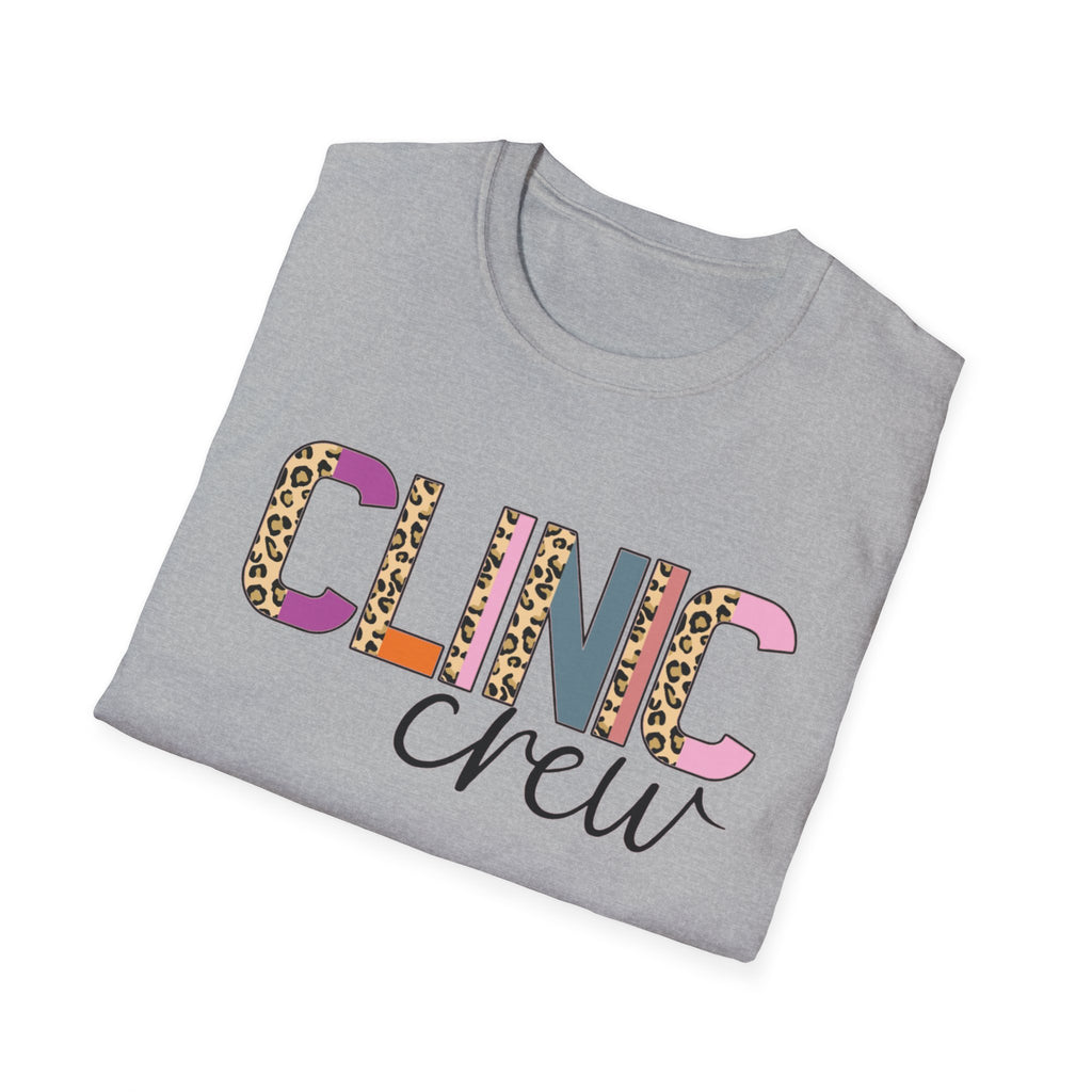 Clinic Crew Unisex T-Shirt - Fun & Stylish Apparel for Medical Personnel, Perfect for Gifts, Office Wear, or Casual Outings