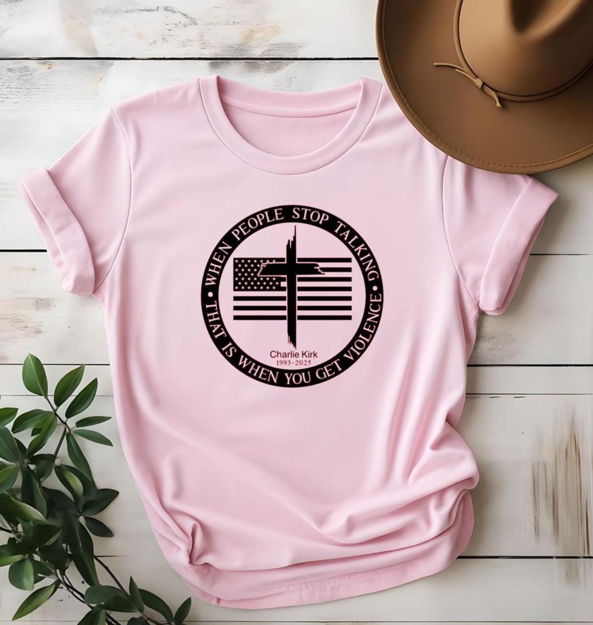 Charlie Kirk Shirt: Conservative Political Graphic Tee, Gildan Unisex Fit