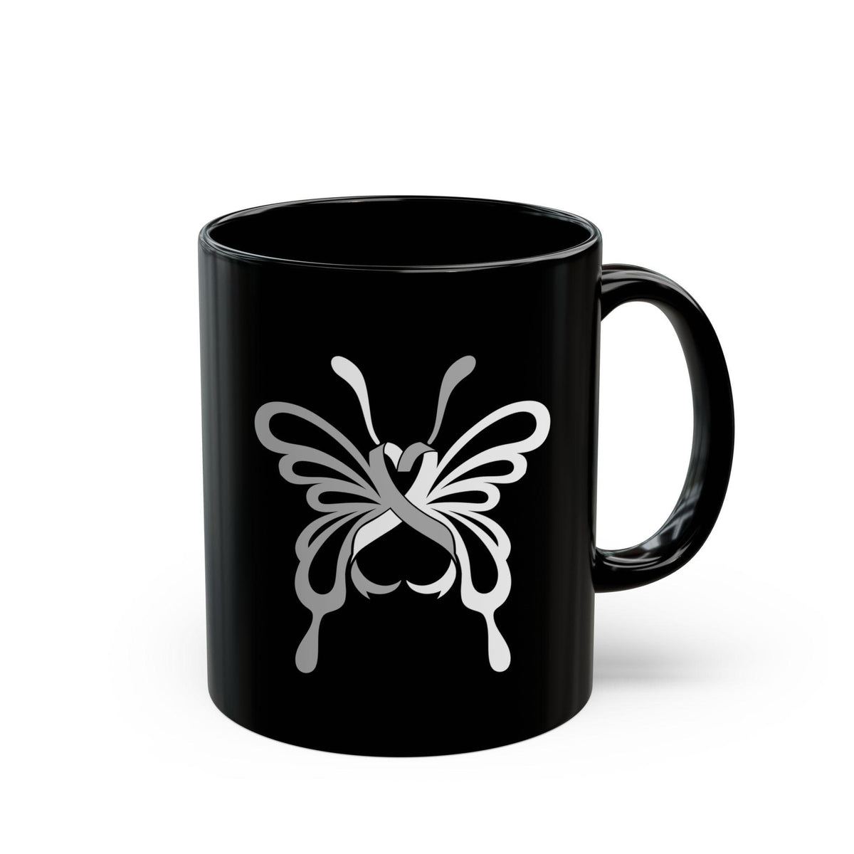 Mug, lung cancer awareness mug, gift for cancer survivor, chemotherapy gift, support ribbon, coffee cup