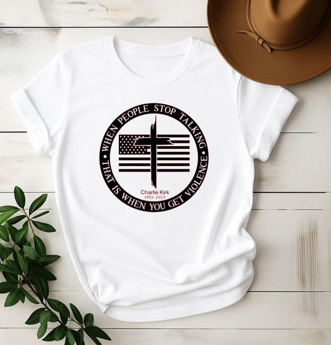 Charlie Kirk Shirt: Conservative Political Graphic Tee, Gildan Unisex Fit