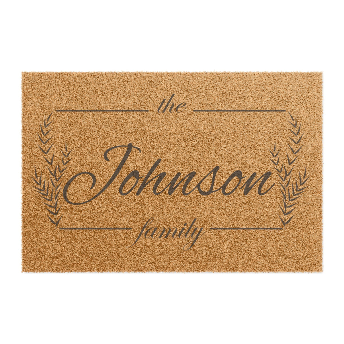 Custom Family Doormat - Personalized Welcome Mat, Housewarming Gift, Front Door Rug, Home Decor, Family Name Doormat