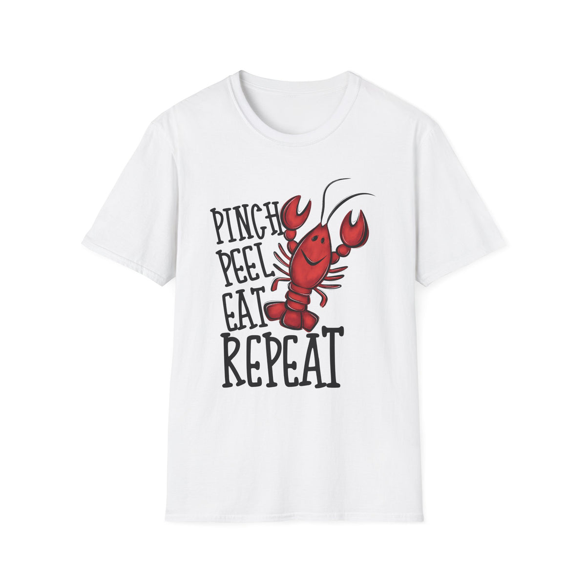 Crawfish Pinch Peel Eat Repeat T-Shirt