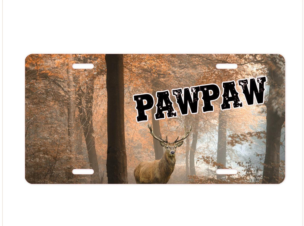 Deer License Plate: Wildlife Car Decor, Hunter Gift