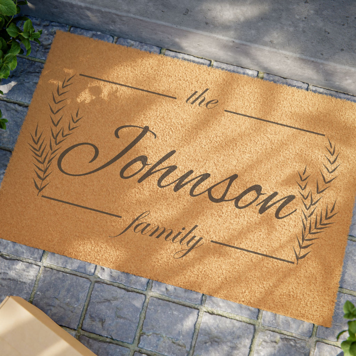 Custom Family Doormat - Personalized Welcome Mat, Housewarming Gift, Front Door Rug, Home Decor, Family Name Doormat