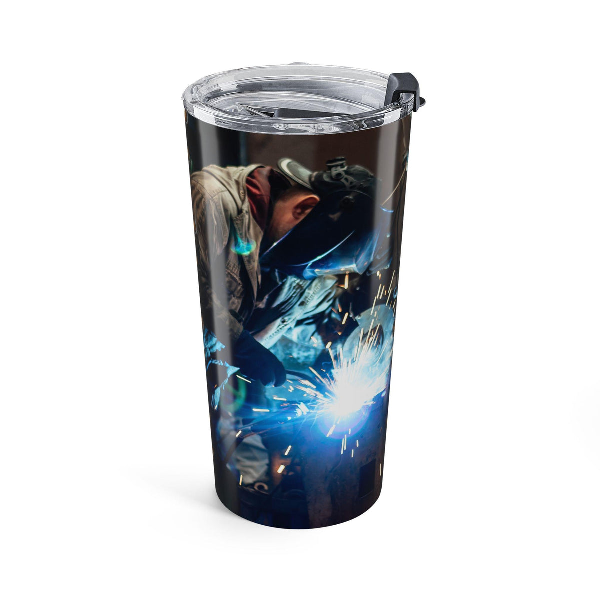 Welder Tumbler, Welding Gift, Welder Mug, Steel Worker Cup, Metal Fabricator Drinkware, Custom Insulated Tumbler
