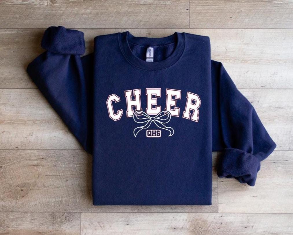Personalized Cheer Sweatshirt: Custom Team Spirit Apparel