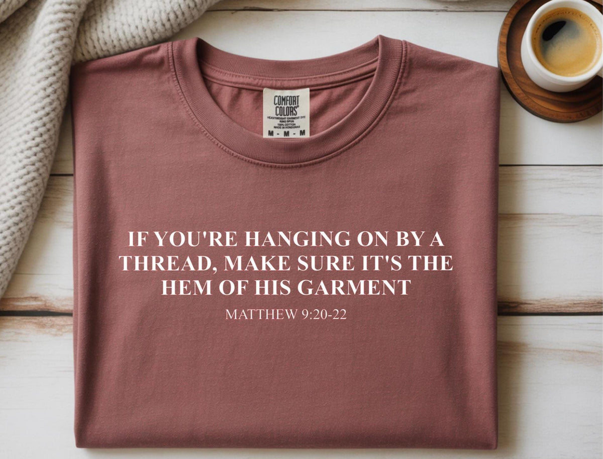 Comfort Colors Religious Shirt: Faith Inspired Motivational Tee