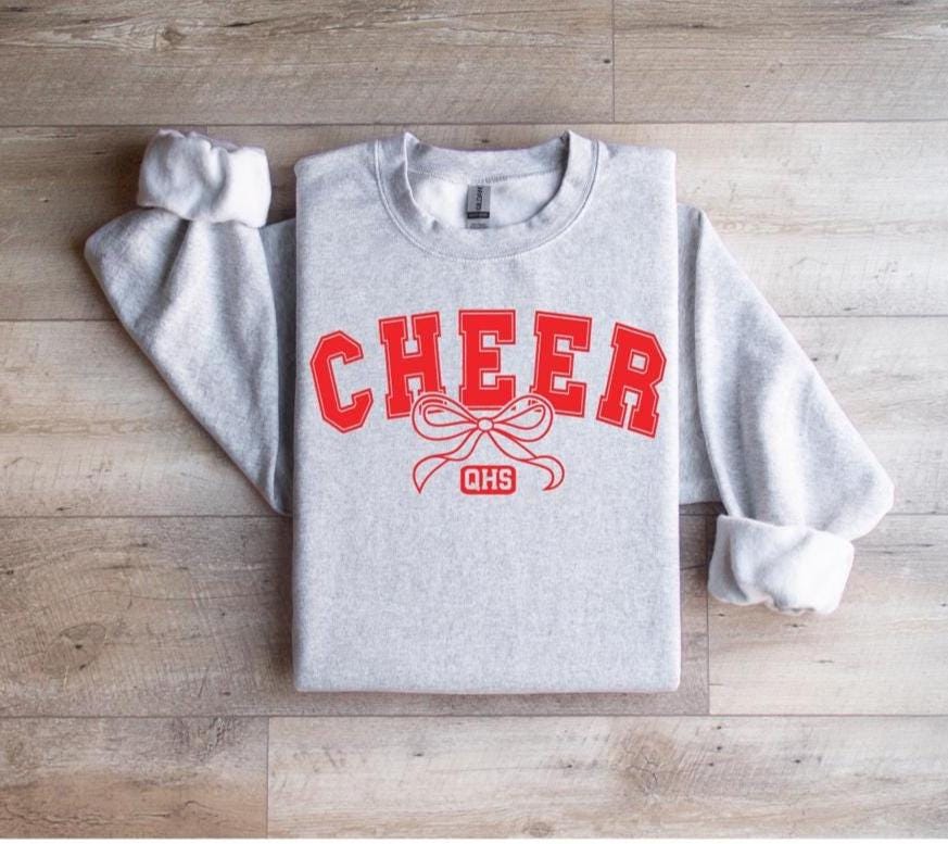 Personalized Cheer Sweatshirt: Custom Team Spirit Apparel
