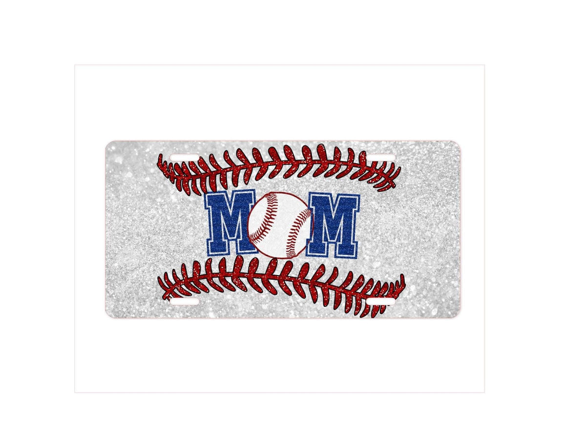 Baseball Mom License Plate: Personalized Car Accessory