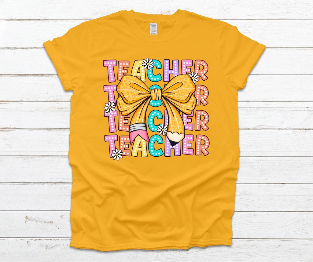 Teacher Shirt: Direct to Film Printed Educator Tee