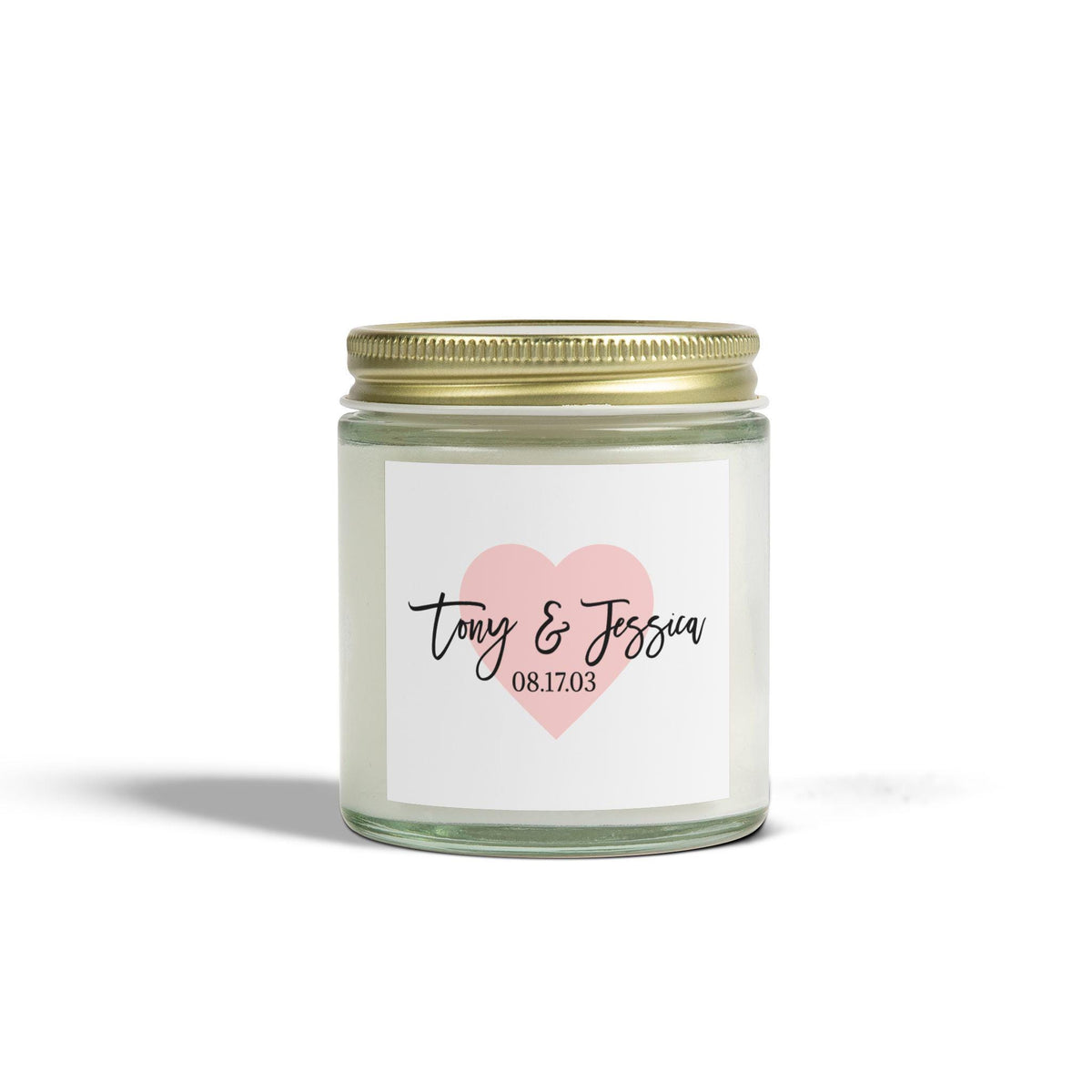 Personalized Scented Candles, Custom Heart Candle Favors, Wedding Gifts, Home Decor, Aromatherapy Candles, Party Favors, Engagement Gifts