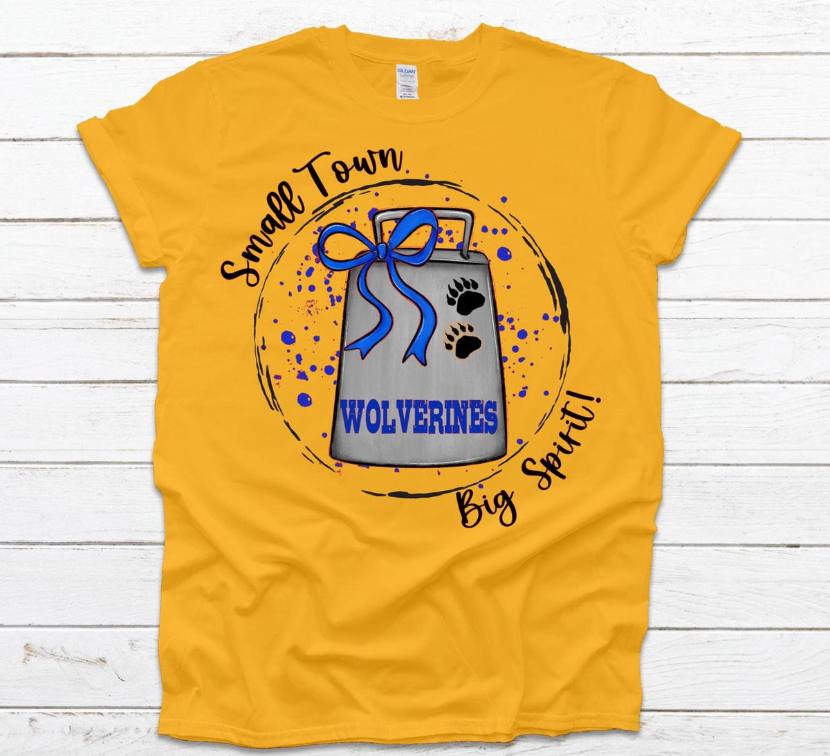 Personalized School Spirit Shirt: Custom Mascot Pride Tee