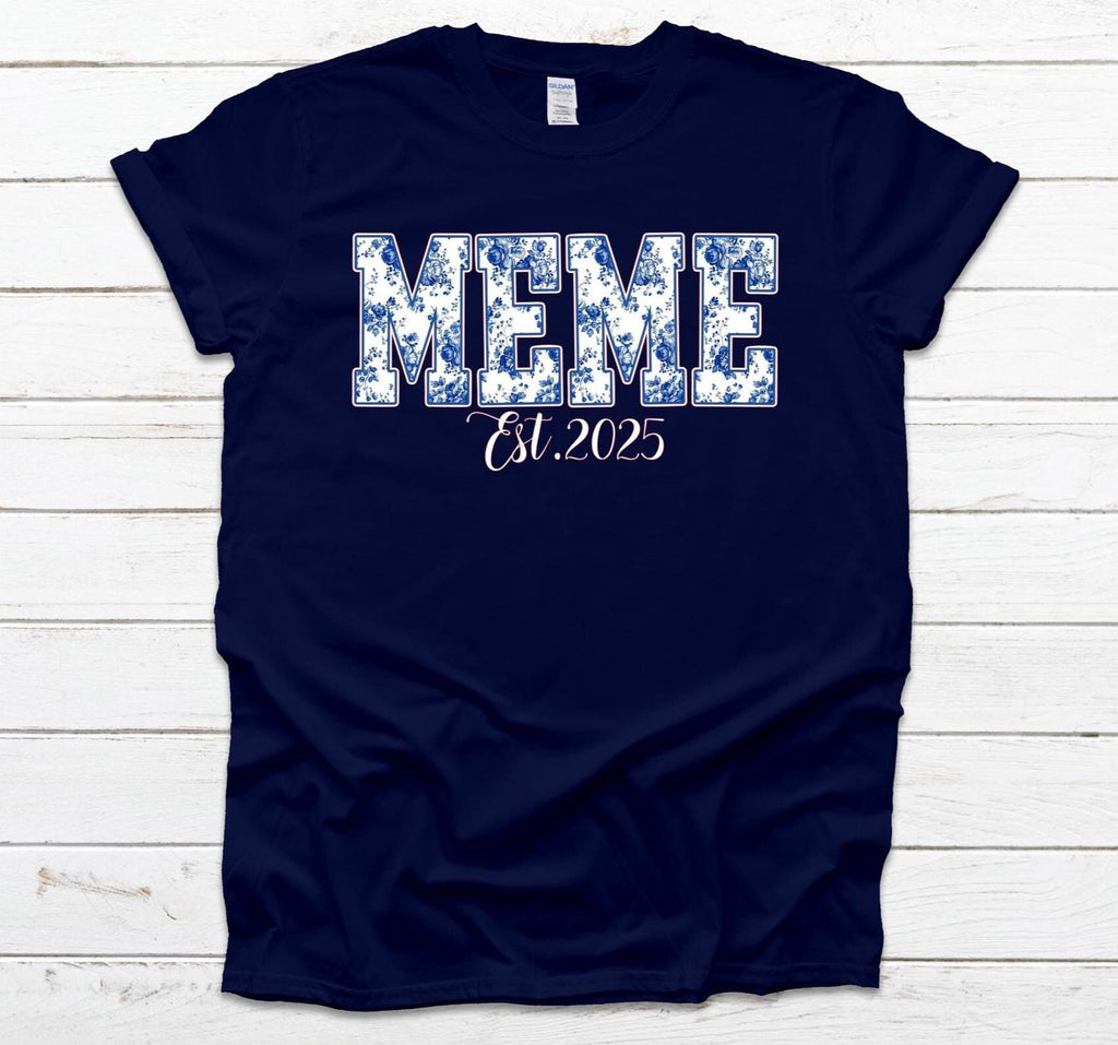 Personalized Grandma T-Shirt: Custom Family Name & Est. Date