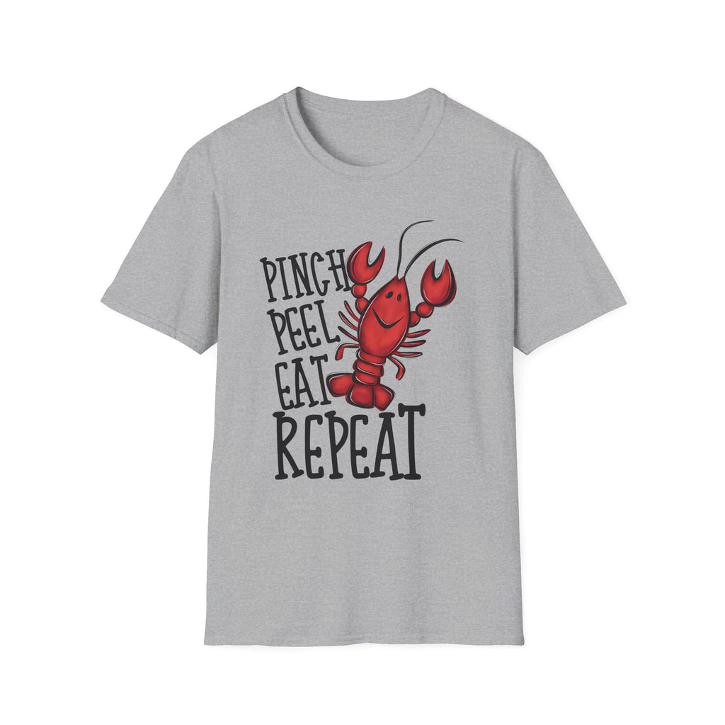 Crawfish Pinch Peel Eat Repeat T-Shirt