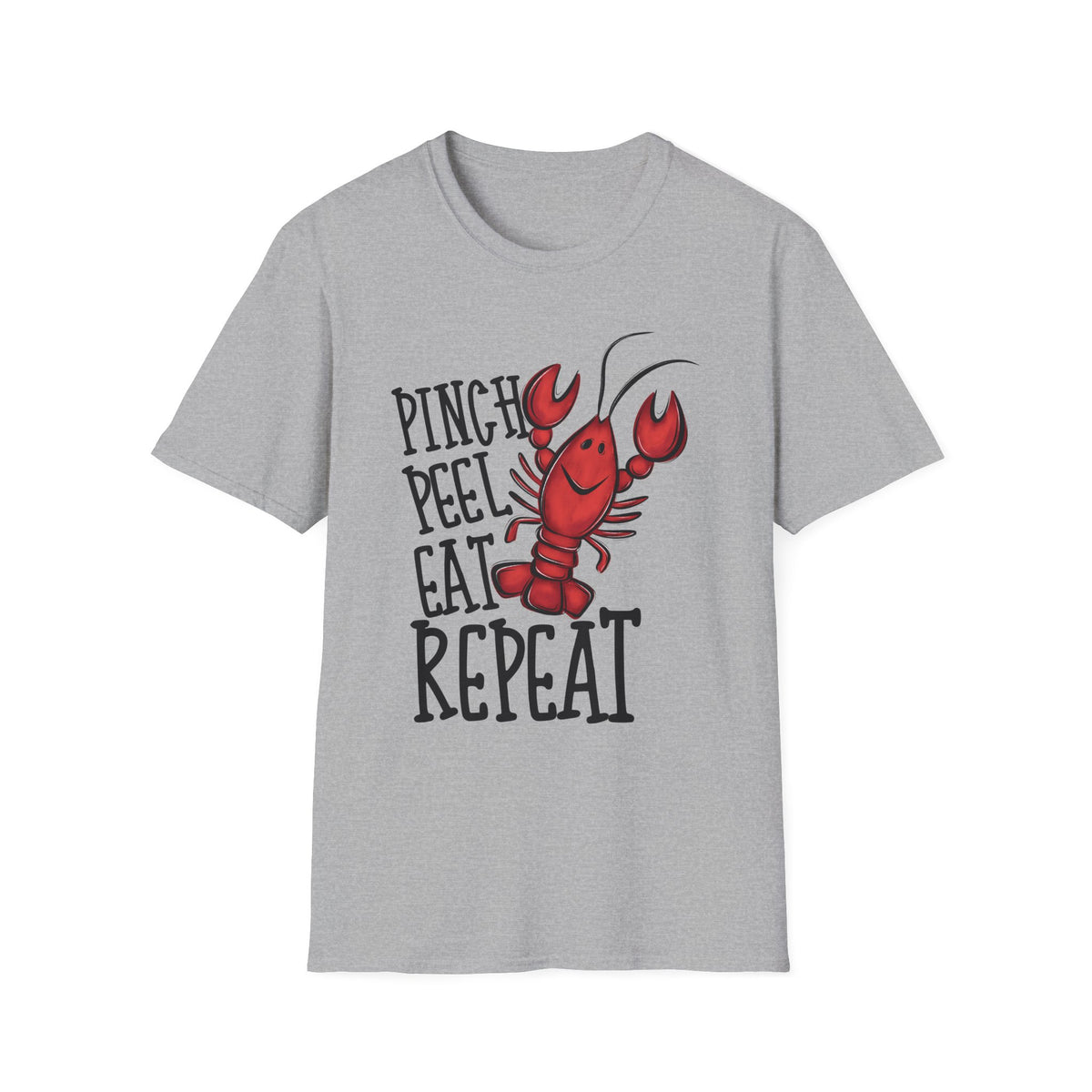 Crawfish Pinch Peel Eat Repeat T-Shirt