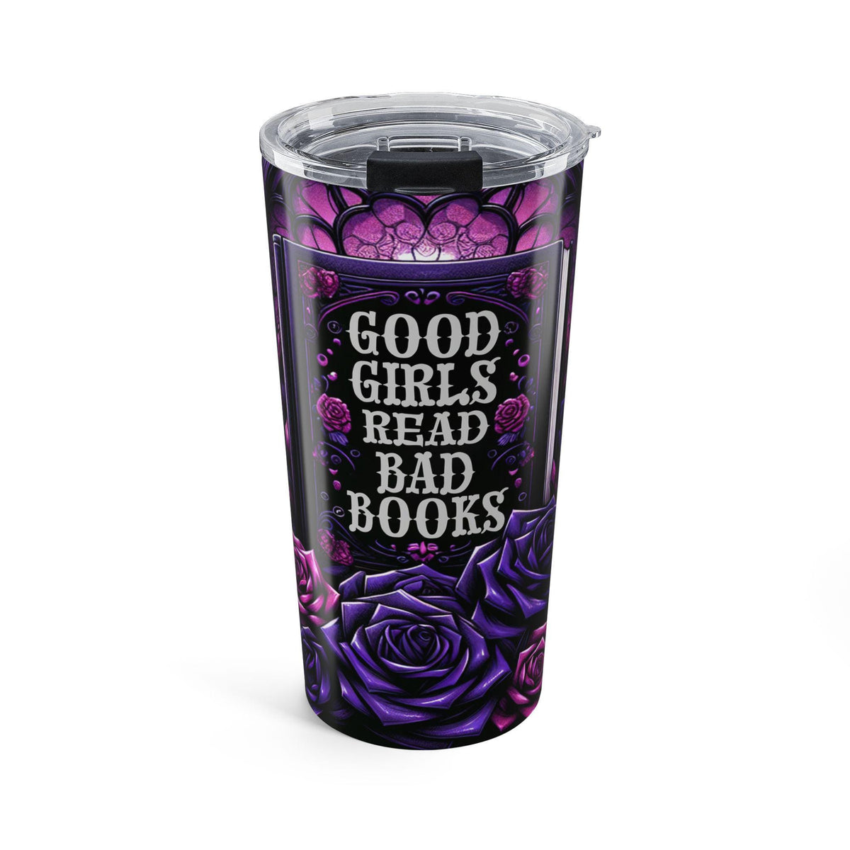 Girls Read Bad Books 20oz Tumbler - Literary Gift, Librarian Gift, Book Lover Gift, Reading Tumbler, Custom Tumbler
