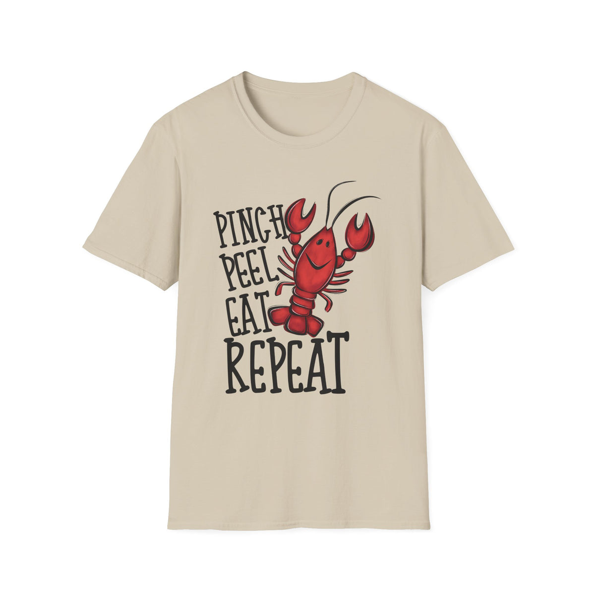 Crawfish Pinch Peel Eat Repeat T-Shirt