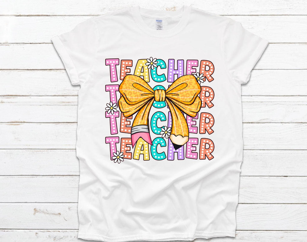 Teacher Shirt: Direct to Film Printed Educator Tee