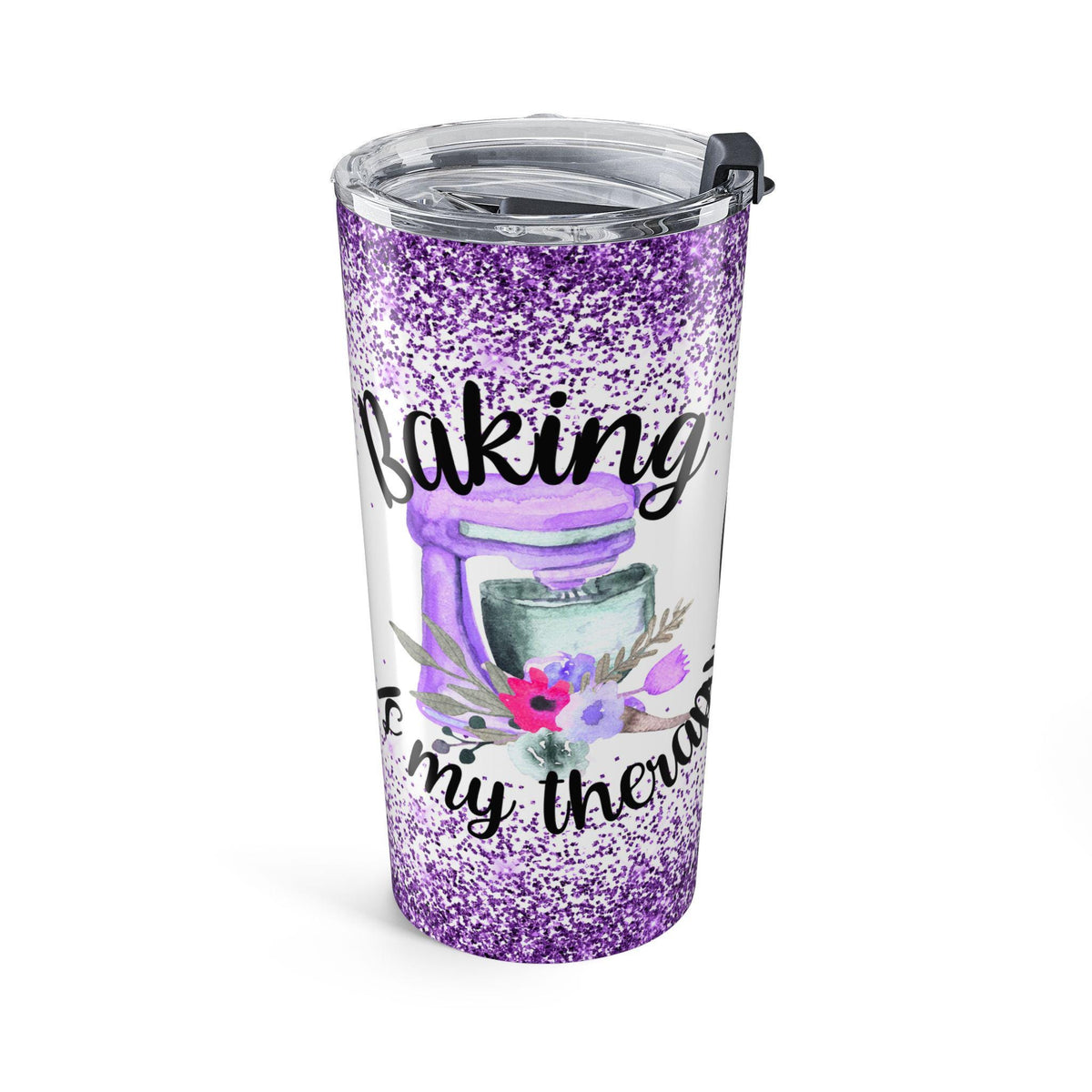 Personalized Baker Glitter Tumbler, Custom 20oz Travel Mug, Birthday Gift for Her, Gift for Baker, Unique Present for Friends