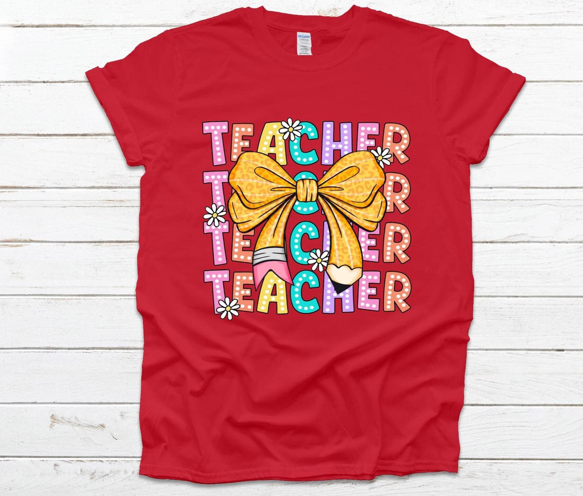 Teacher Shirt: Direct to Film Printed Educator Tee
