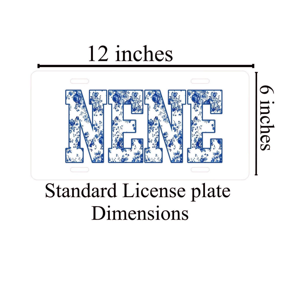 Personalized Grandma License Plate: Aluminum Car Accessory, Keepsake Gift
