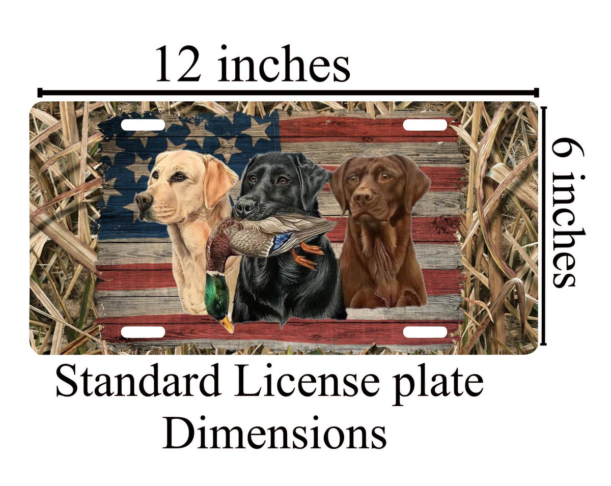 Duck Hunter License Plate, Hunting Car Tag, Hunter's Vehicle Decor, Gift for Hunters