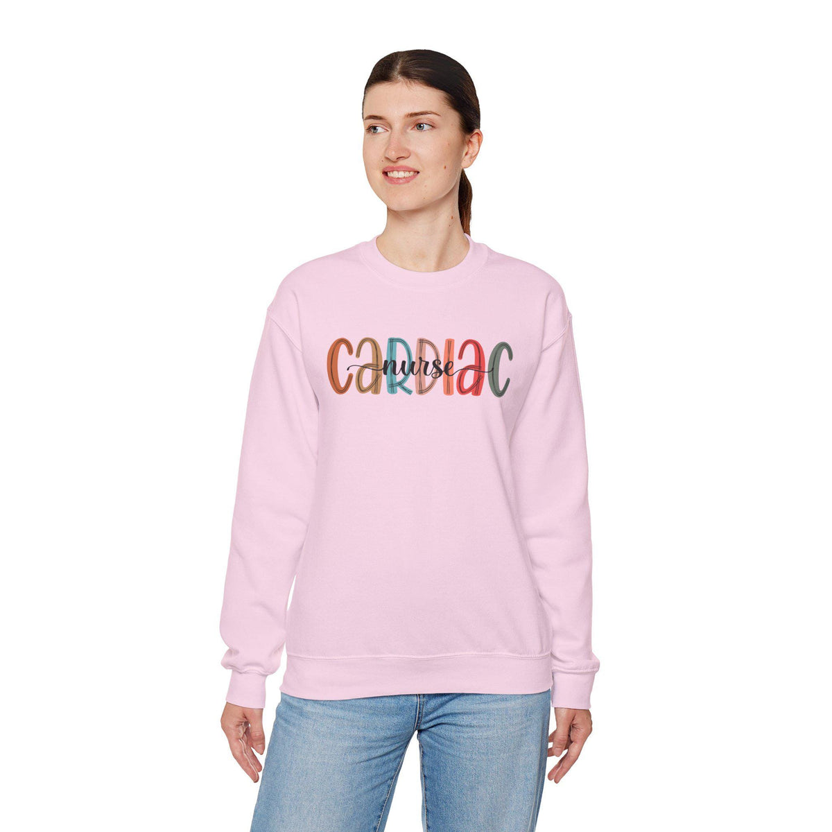 Cardiac Nurse Sweatshirt, Medical Professional Gift, Nursing Appreciation Apparel, Cozy Casual Sweatshirt for Nurses and Healthcare Workers