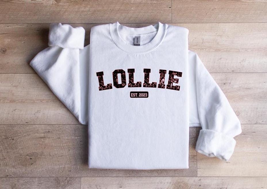 Custom Sweatshirt, Lollie Sweatshirt, Nene Sweatshirt, Women clothing, Custom mothers day gift, Personalized women's gift