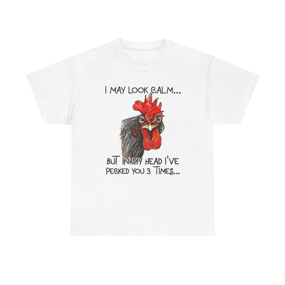 Funny Rooster T-Shirt, Humorous Tee, Gift for Chicken Lovers, Funny Farm Shirt, Quirky Casual Wear