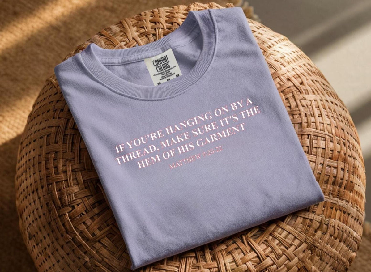 Comfort Colors Religious Shirt: Faith Inspired Motivational Tee
