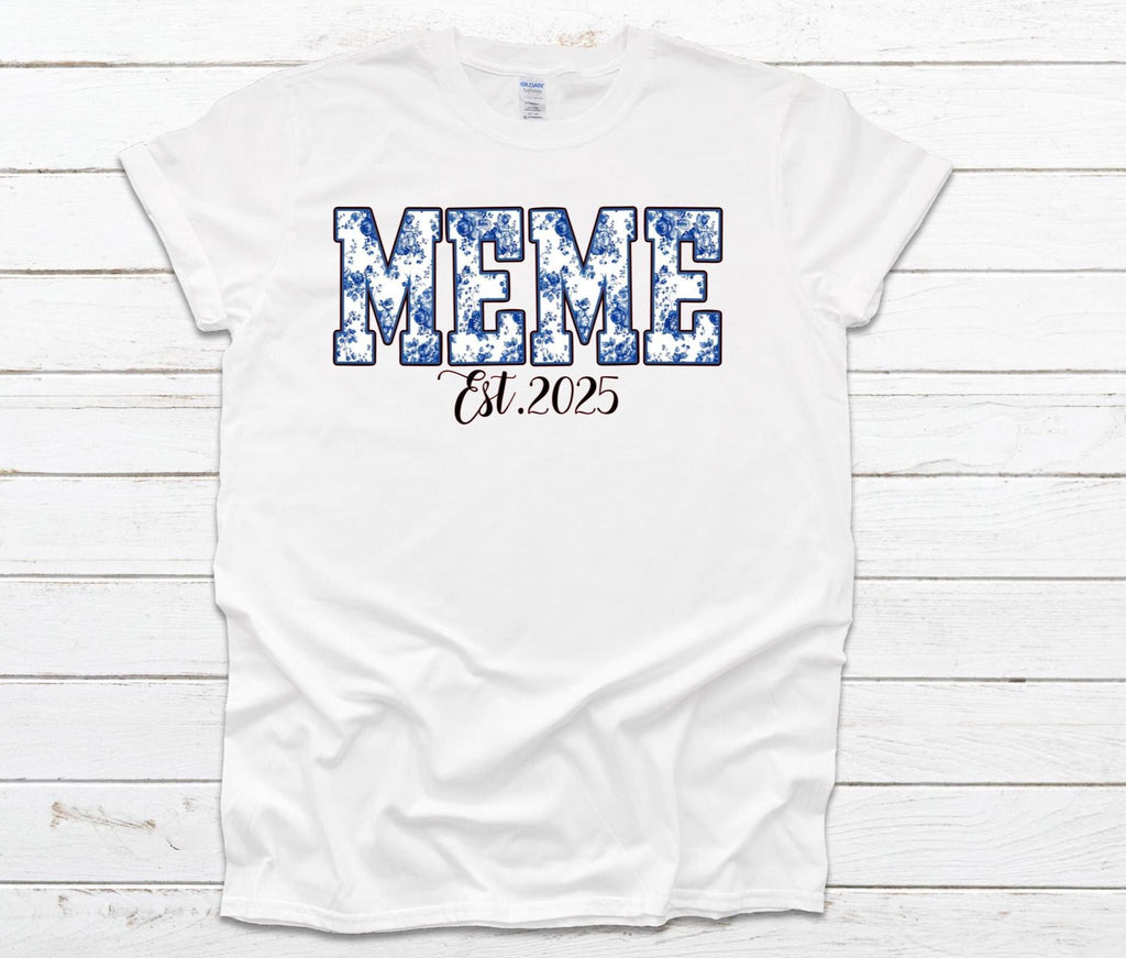 Personalized Grandma T-Shirt: Custom Family Name & Est. Date