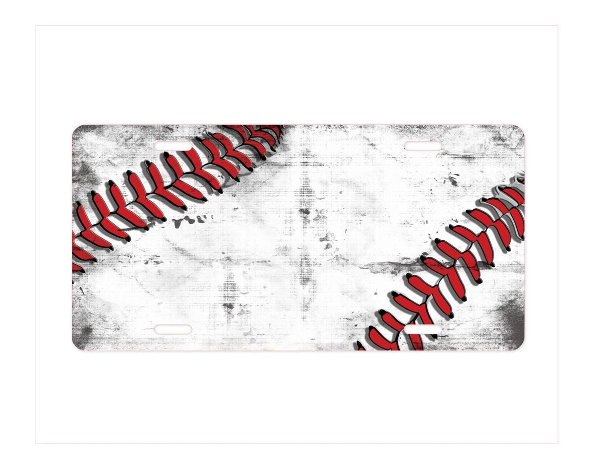 Baseball License Plate: Sports Fan Car Accessory