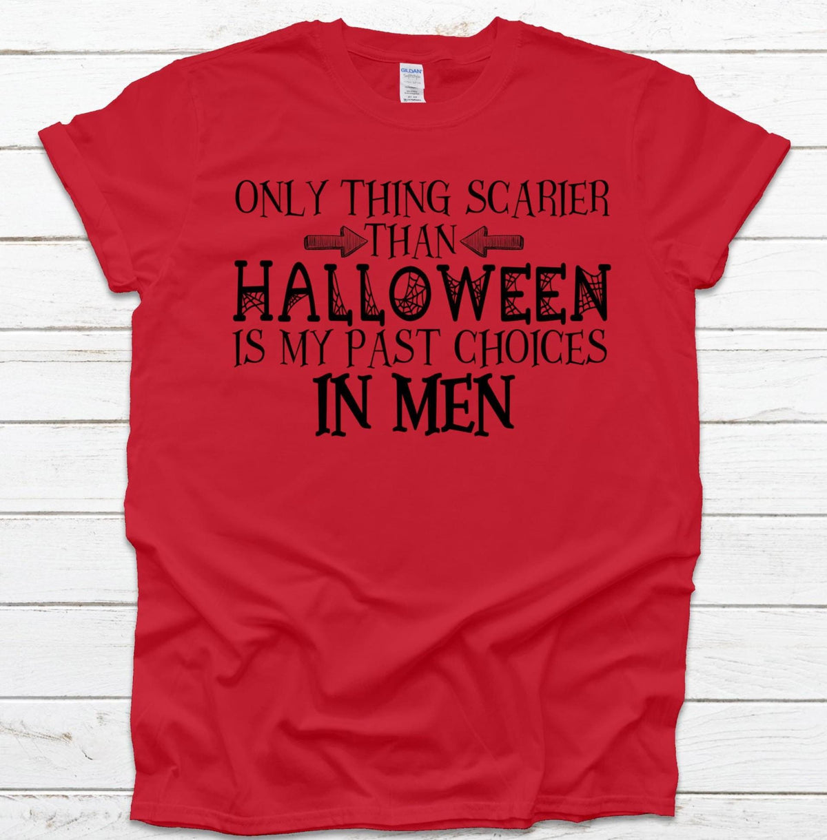 Scary Halloween Shirt, Funny Halloween Tee, Women's Halloween T-shirt, Halloween Humor, Spooky Season Top, Gift for Her, Halloween Gift