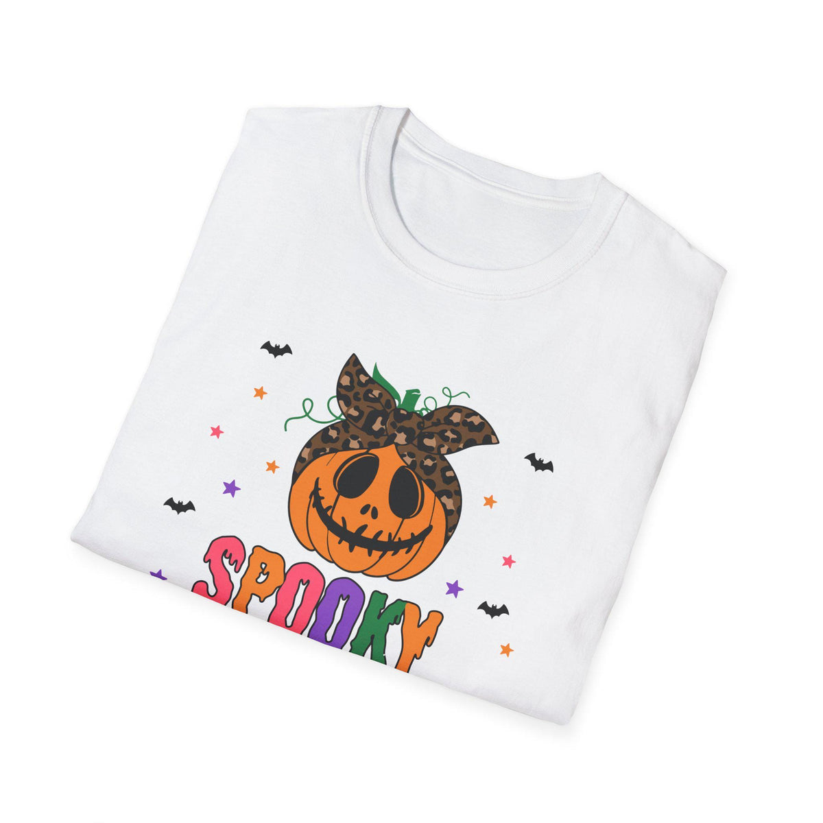 Personalized Spooky Mama T-Shirt: Customizable Halloween Costume Tee