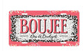 Boujee on a budget license plate