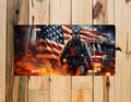Firefighter License Plate: Heroic First Responder Car Accessory
