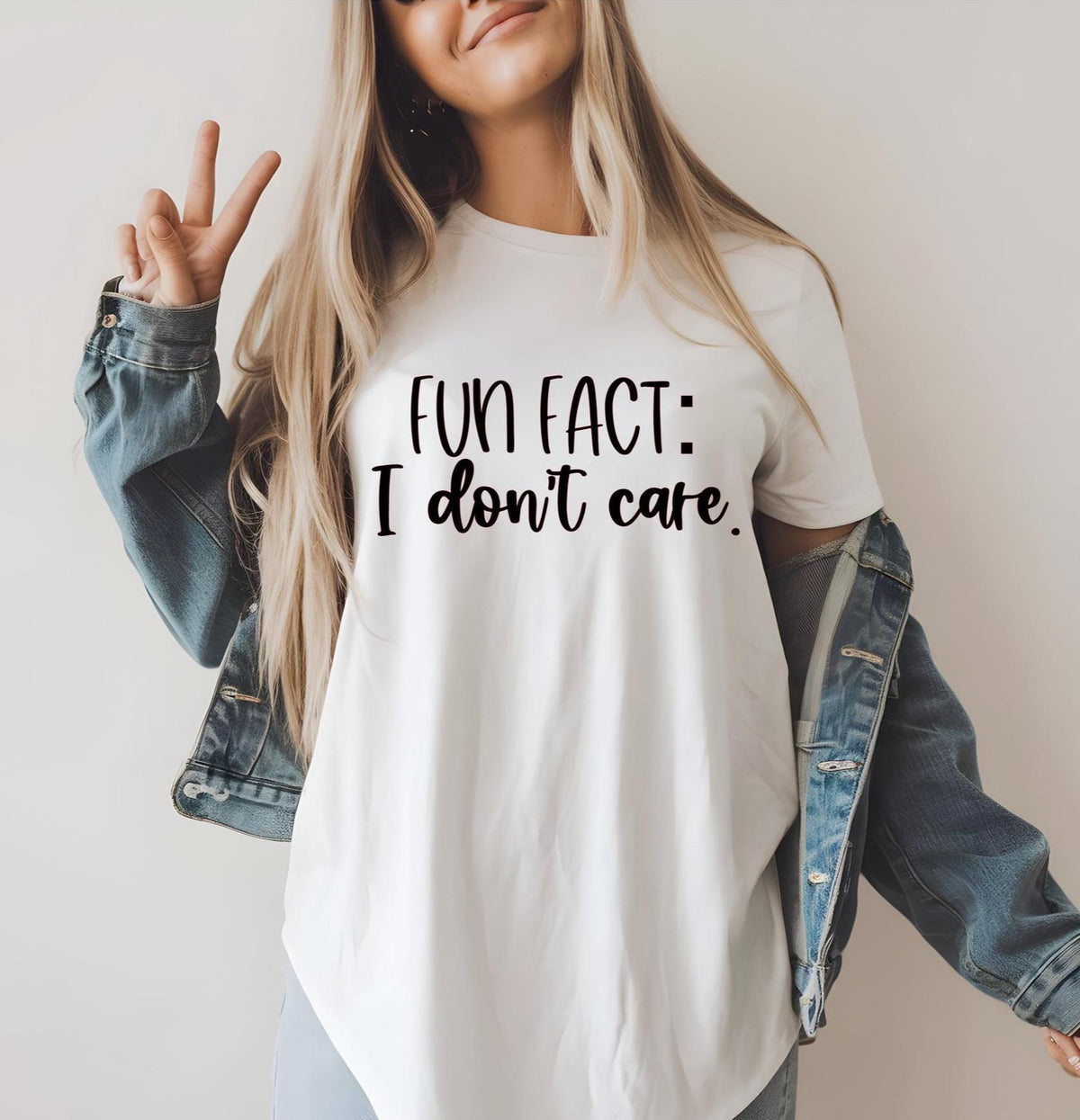 Fun Fact I Don't Care Shirt: Sarcastic Unisex Tee