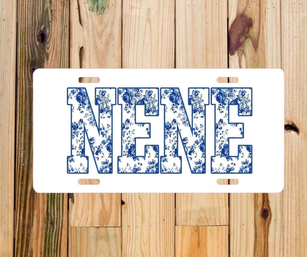 Personalized Grandma License Plate: Aluminum Car Accessory, Keepsake Gift