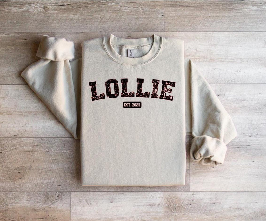 Custom Sweatshirt, Lollie Sweatshirt, Nene Sweatshirt, Women clothing, Custom mothers day gift, Personalized women's gift