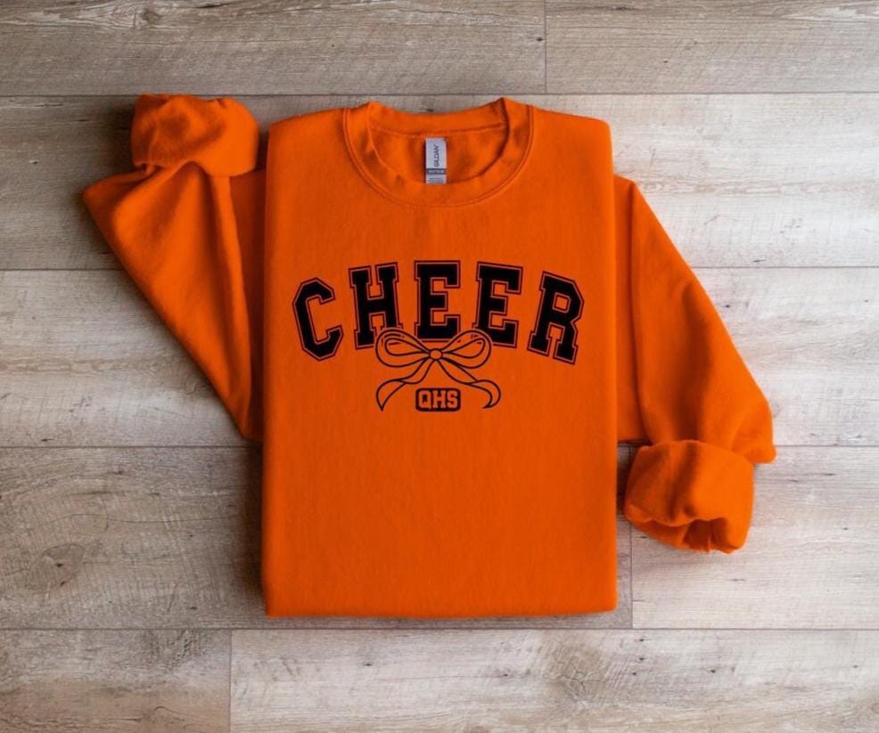 Personalized Cheer Sweatshirt: Custom Team Spirit Apparel