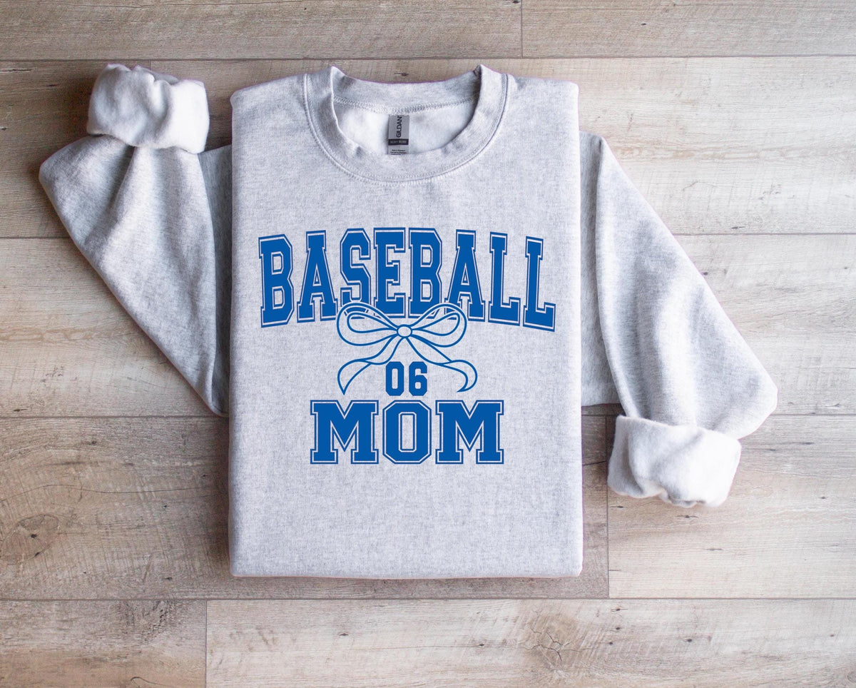 Custom Baseball Mom Sweatshirt: Personalized Game Day Apparel