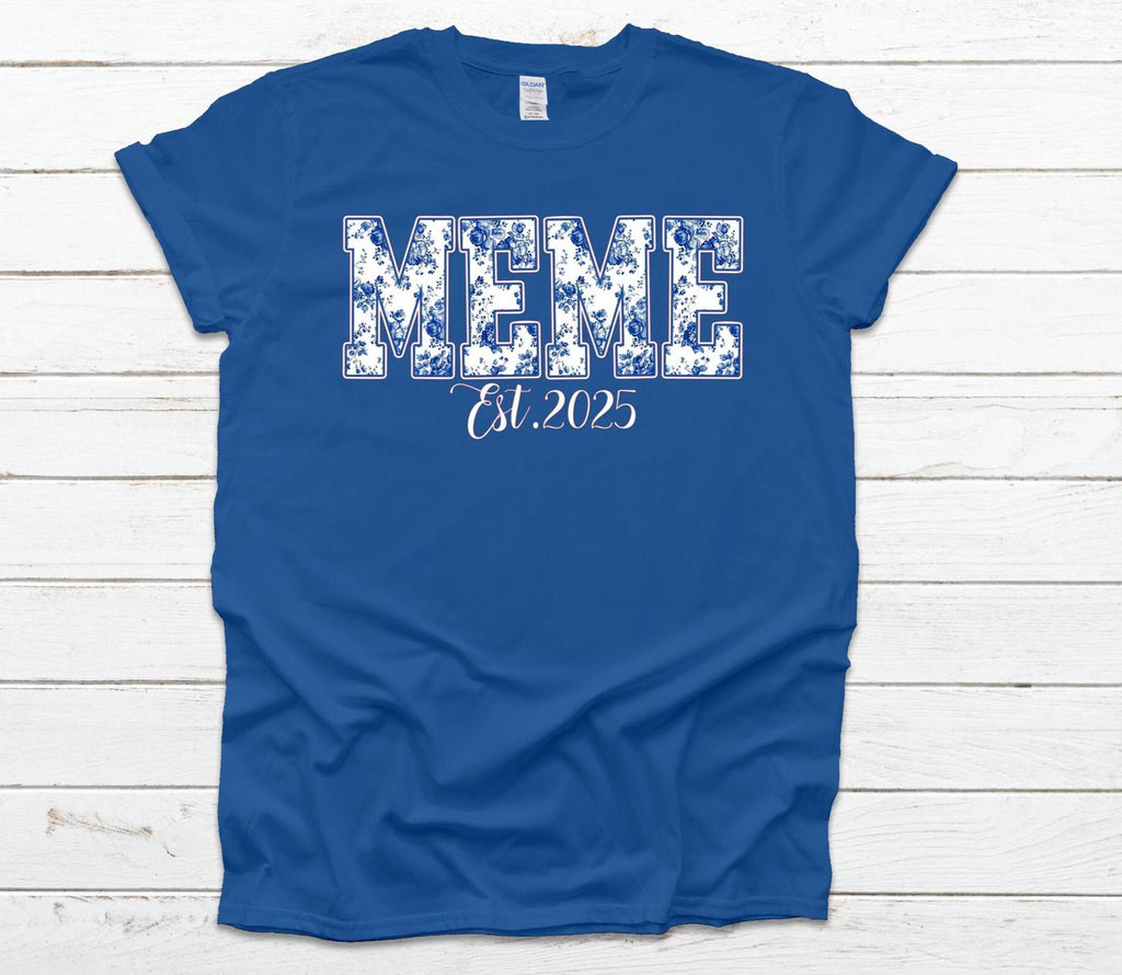 Personalized Grandma T-Shirt: Custom Family Name & Est. Date