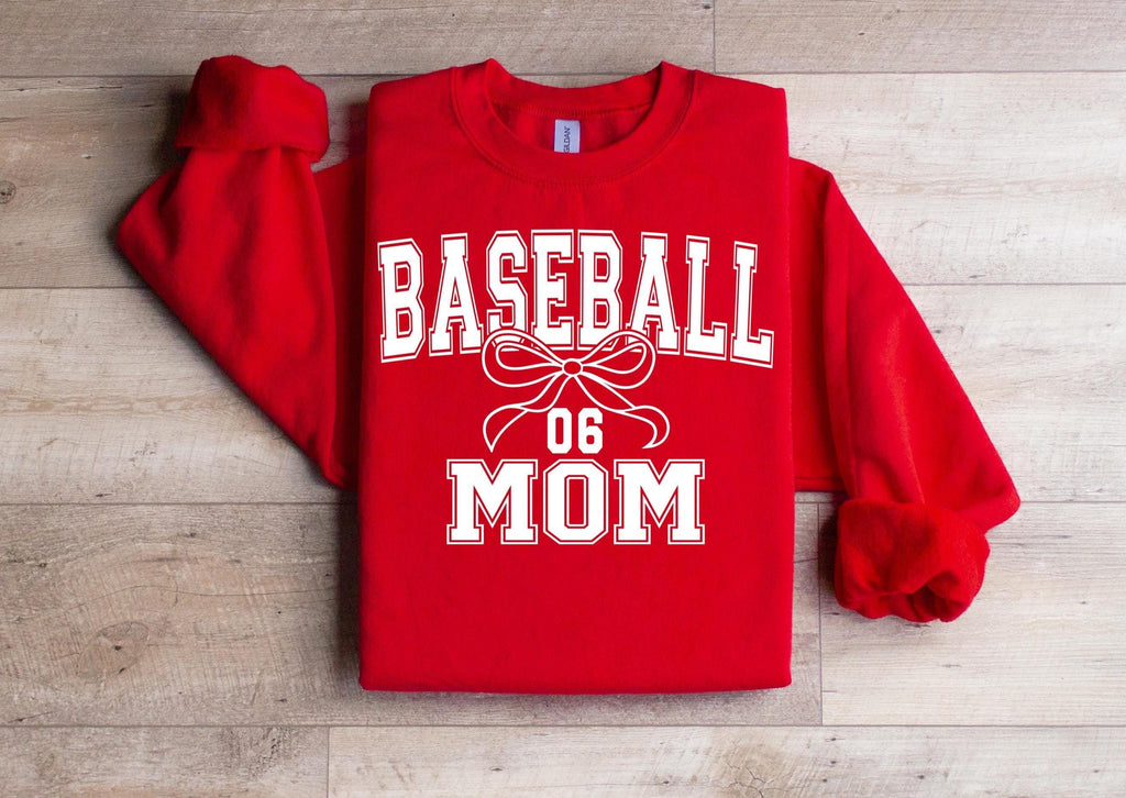 Custom Baseball Mom Sweatshirt: Personalized Game Day Apparel