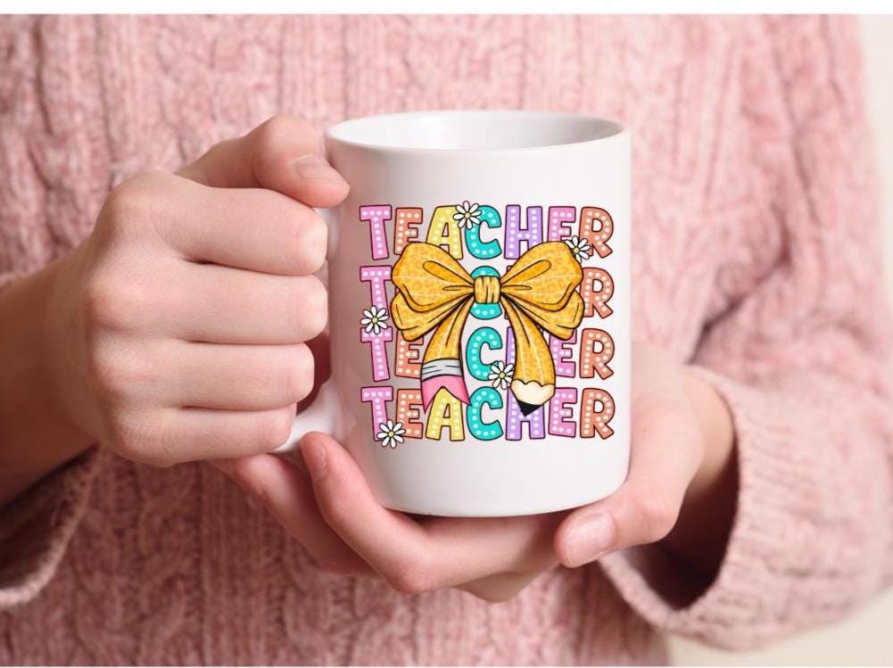 Teacher Appreciation Mug: Educator Gift, Classroom Decor
