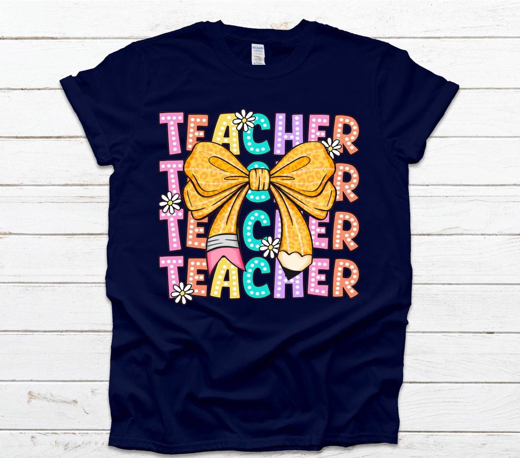 Teacher Shirt: Direct to Film Printed Educator Tee